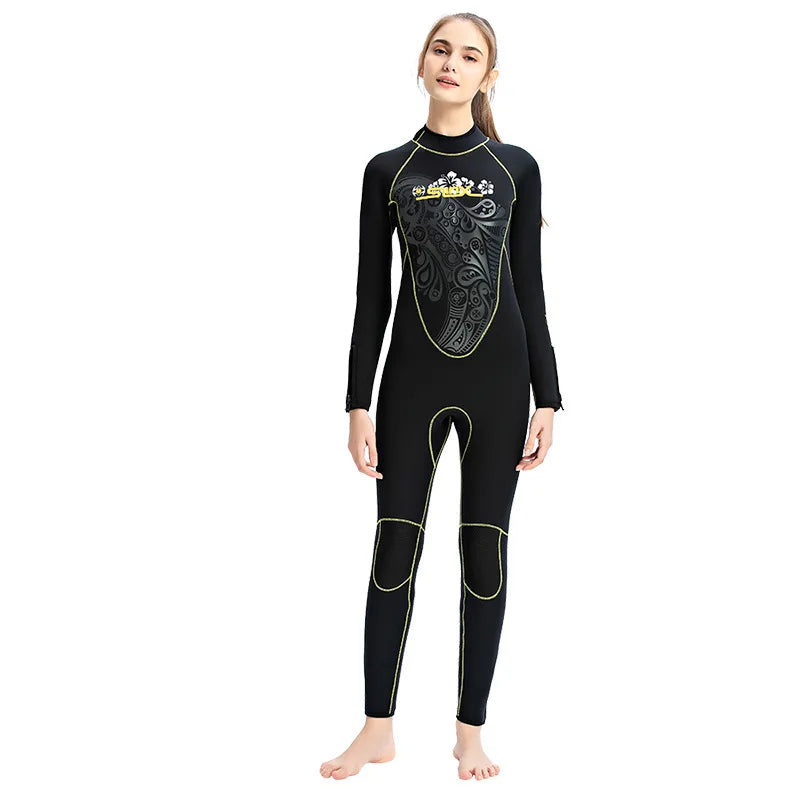 5mm Men's Wetsuit Thicken Long Sleeve Diving Clothing Sub Fishing Neoprene Surf Snorkeling Swimwear Sailing Suit Beach Equipment
