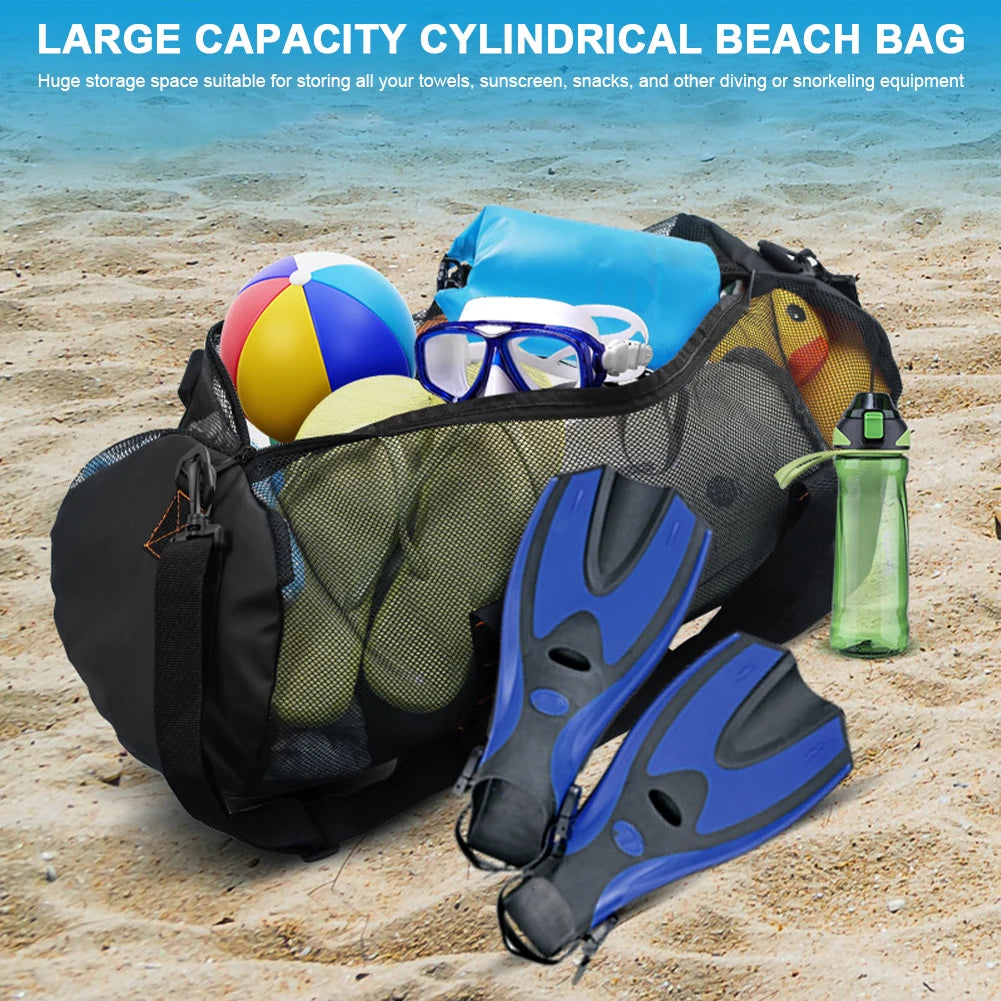 Mesh Dive Bag Extra Large Travel Diving Mesh Duffel Bag for Scuba Surfing Snorkeling Equipment Dry Bag Hold Mask Fins Snorke