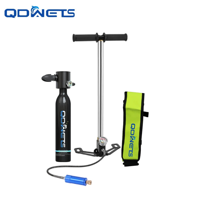 Mini Scuba Diving Tank Oxygen Tank 5-10 Minutes Time Diving Equipment Snorkeling Scuba Tank Underwater Breathing Respirator 0.5L