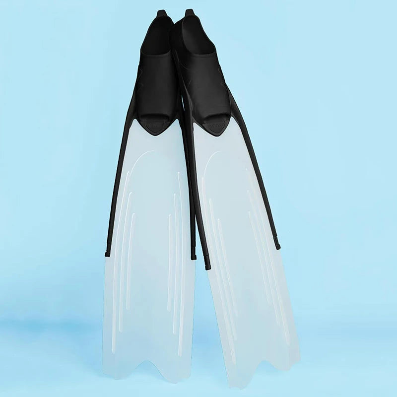 Professional Freediving Long Fins Flippers - for Spearfishing, Scuba Diving, Snorkeling & Water Sports | PP+TPR with Anti-Skid