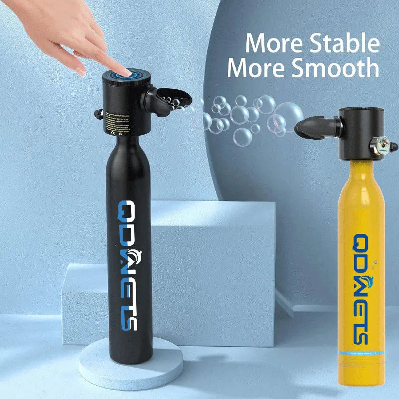 Mini Scuba Diving Tank Oxygen Tank 5-10 Minutes Time Diving Equipment Snorkeling Scuba Tank Underwater Breathing Respirator 0.5L