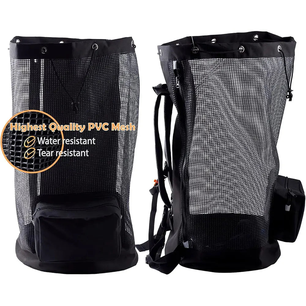 Scuba Diving Bag Mesh Travel Backpack for Scuba Diving and Snorkeling Gear Dry Bag Holds Mask Fins Snorkel Travel Bag