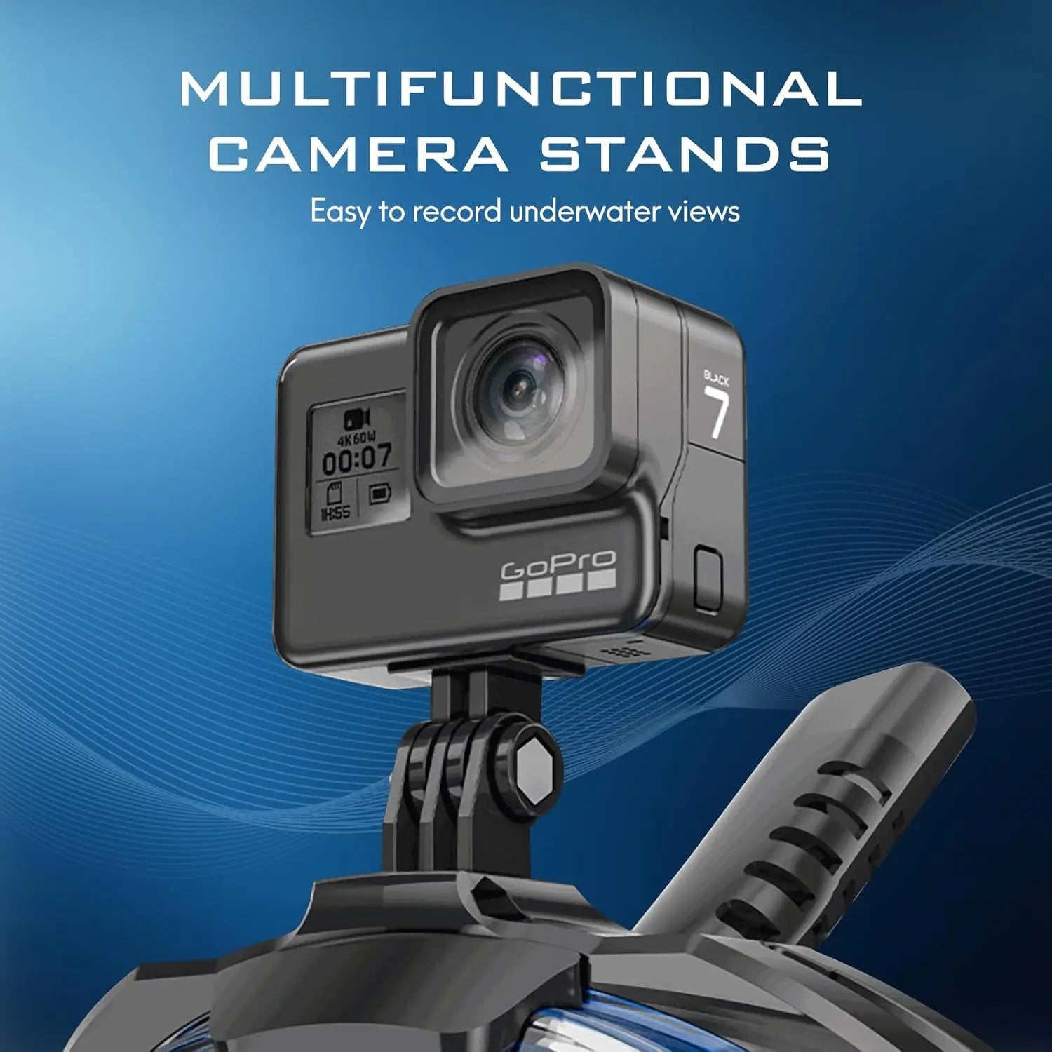 Professional Adults 180° Full Face Snorkel Mask Wide-Eye Panoramic Vision Advanced Anti-Fog Leak-Proof Underwater Adventures